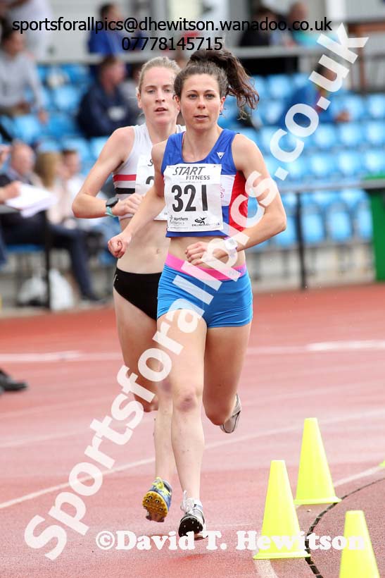 Senior womens 5000 metres, Northern Championships, Sport City, Manchester. Photo: David T. Hewitson/Sports for All Pics